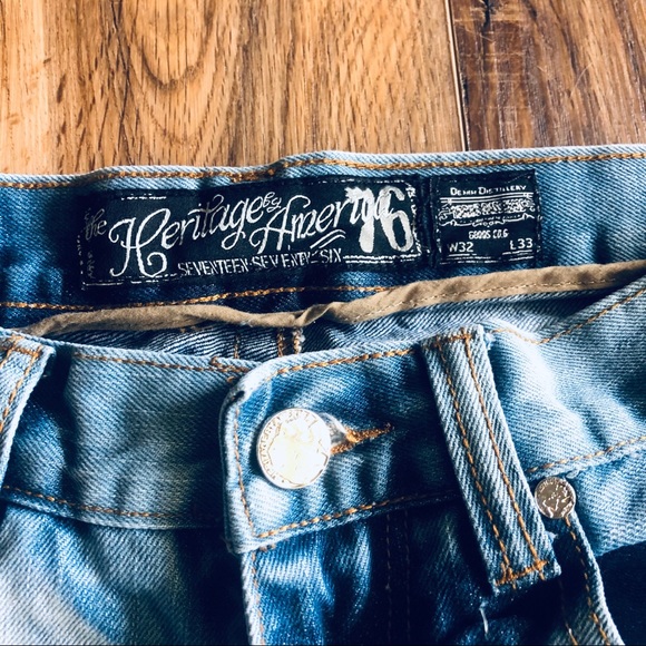 The heritage America denim distillery jeans 32x33 - Picture 3 of 7